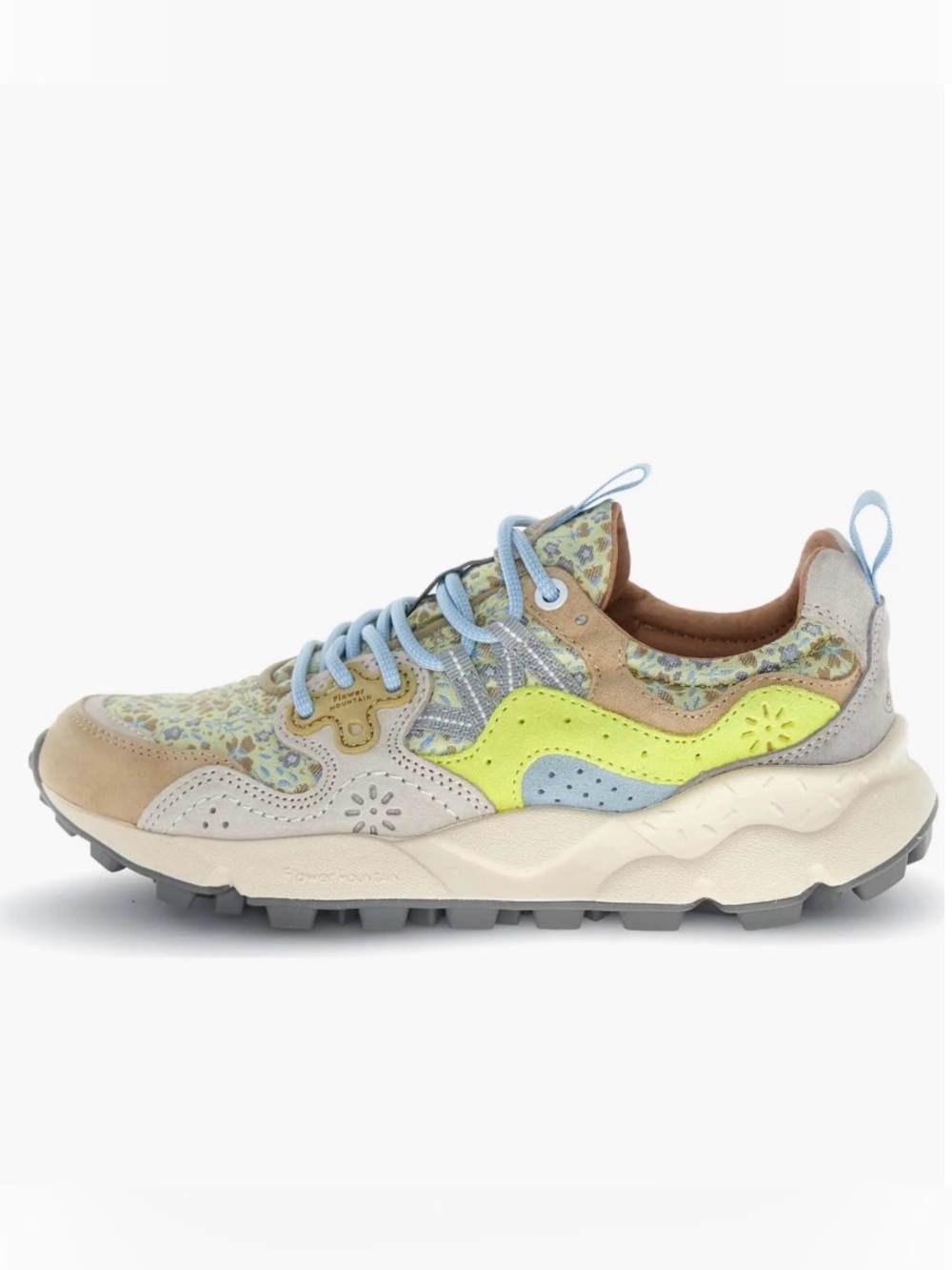 NWT Flower Mountain Yamano 3 Sneaker in Cream Yellow